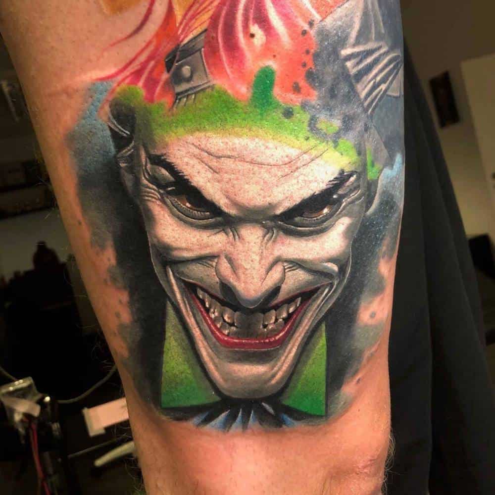 da flava tattoo joker color tattoo