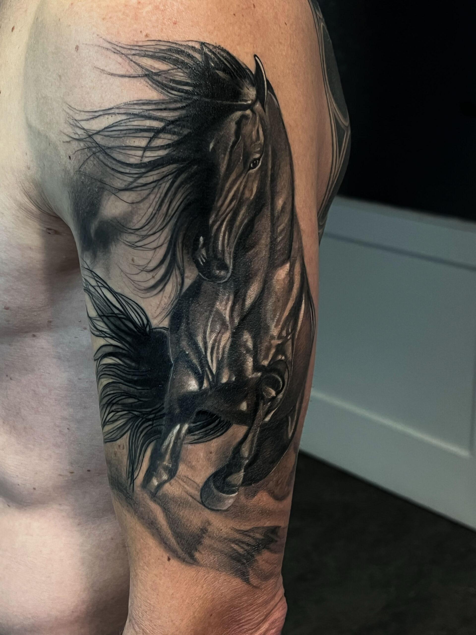 Pferde-Tattoo