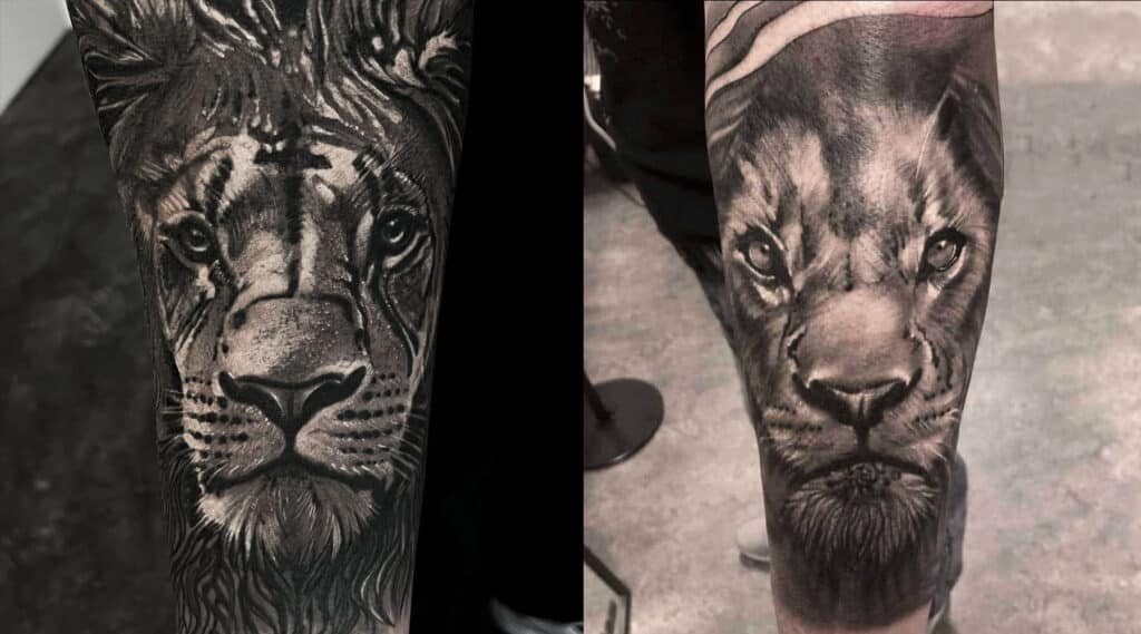 Löwen Tattoos Stuttgart