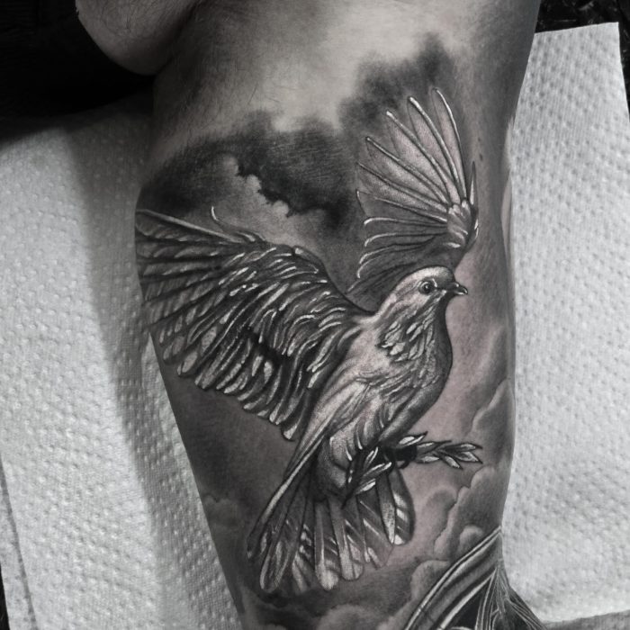 Tauben-Tattoo in Stuttgart Tauben Tattoo Stuttgart