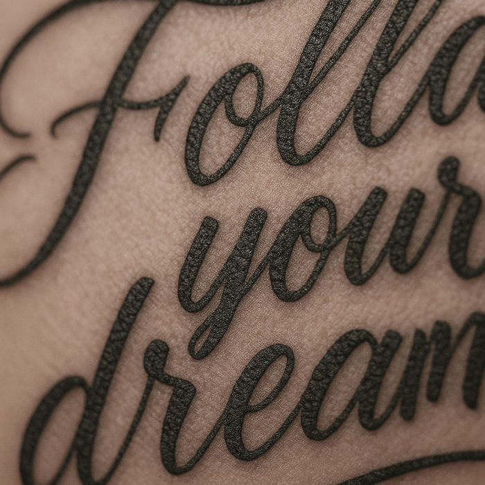 Lettering Tattoo Stuttgart