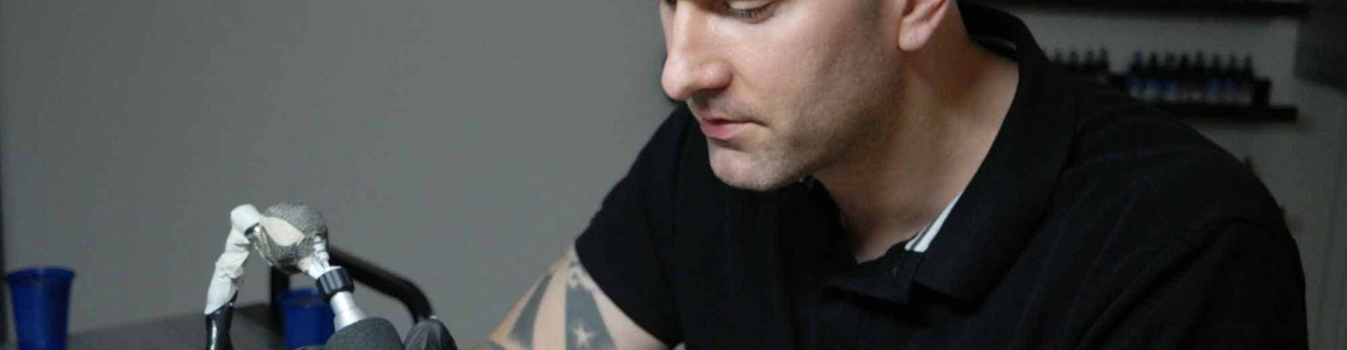 Stuttgart tattoo studio realistische portrait Tätowierer Gabor
